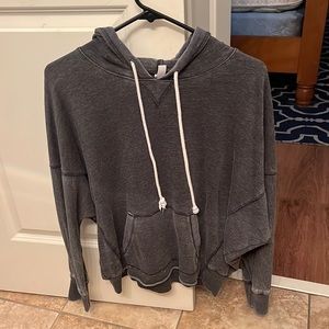 Soft Grey hooded jacket